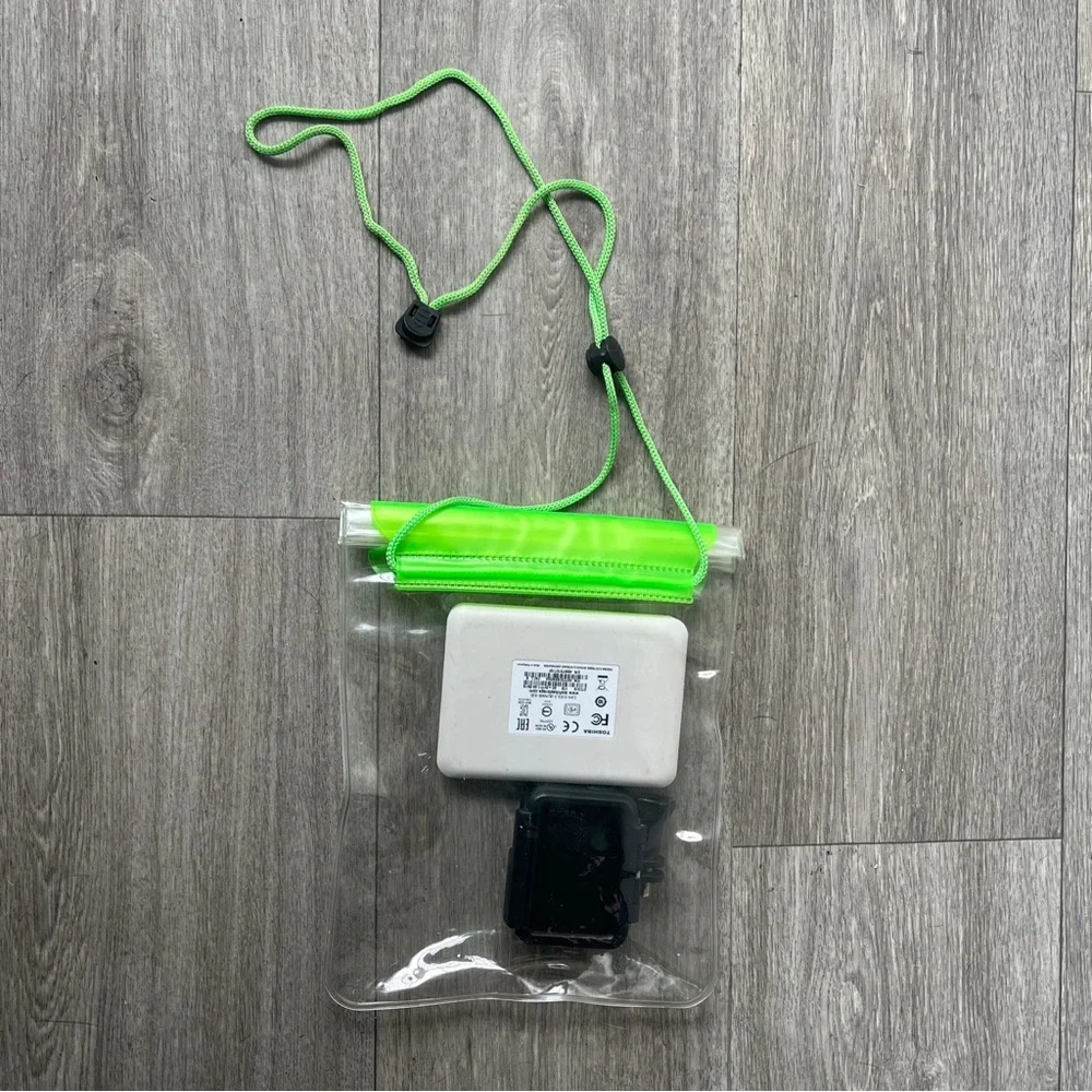waterproof 8”/7” clear Plastic Case For Water sports, Beach, Lakes